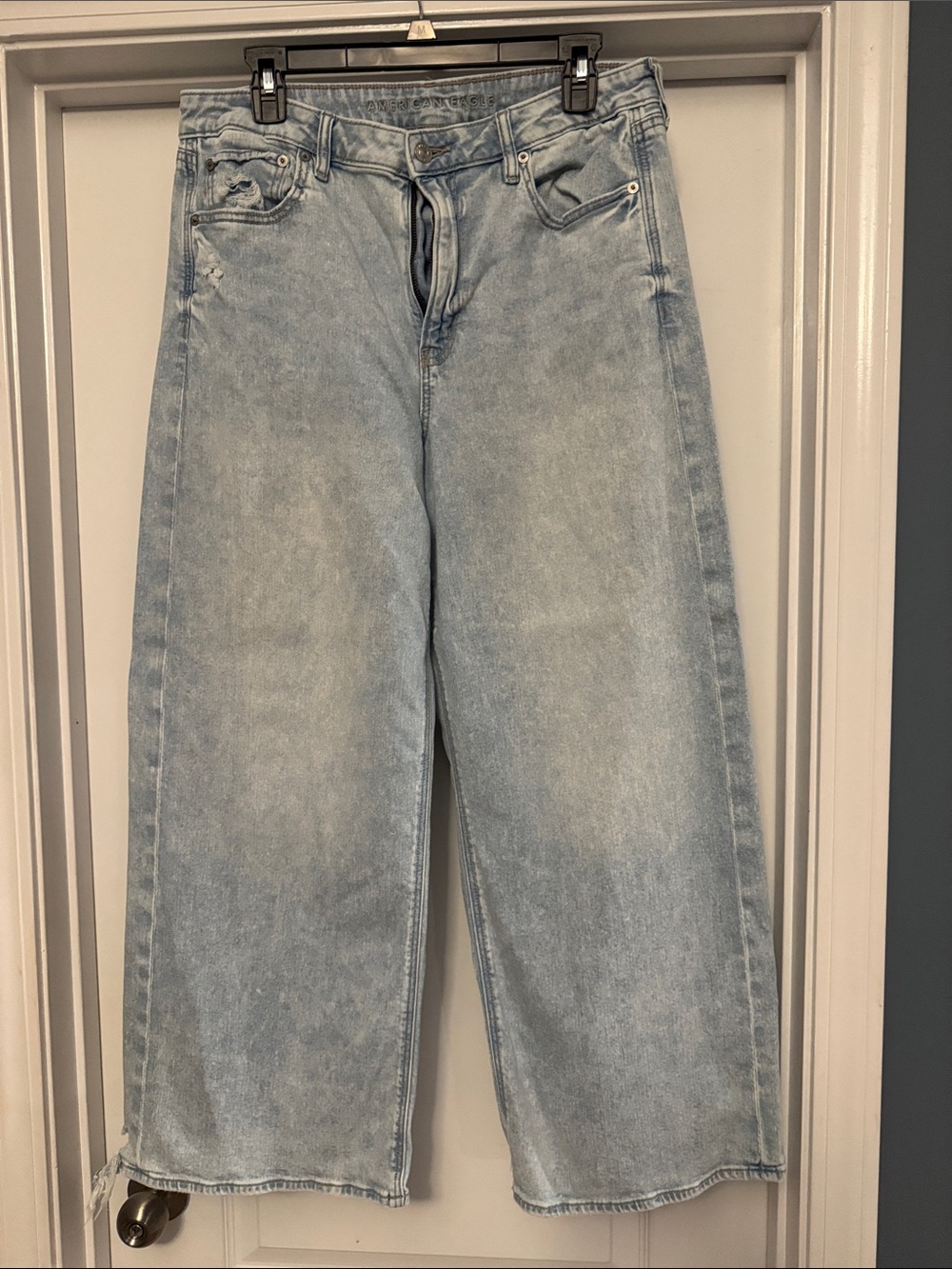 American Eagle Outfitters Light Blue Wide Leg Jeans
